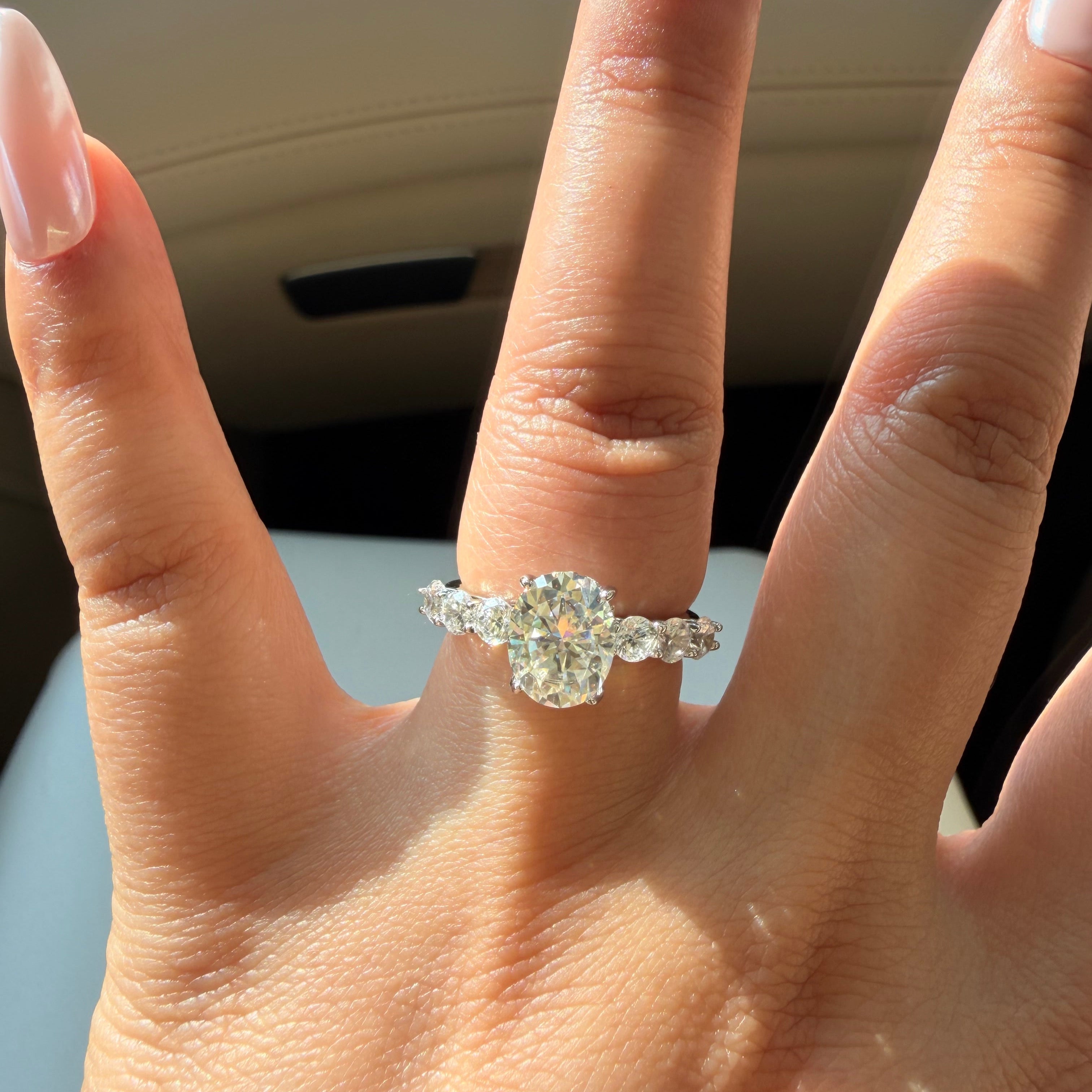 'BELONG' RING - 2CT MOISSANITE