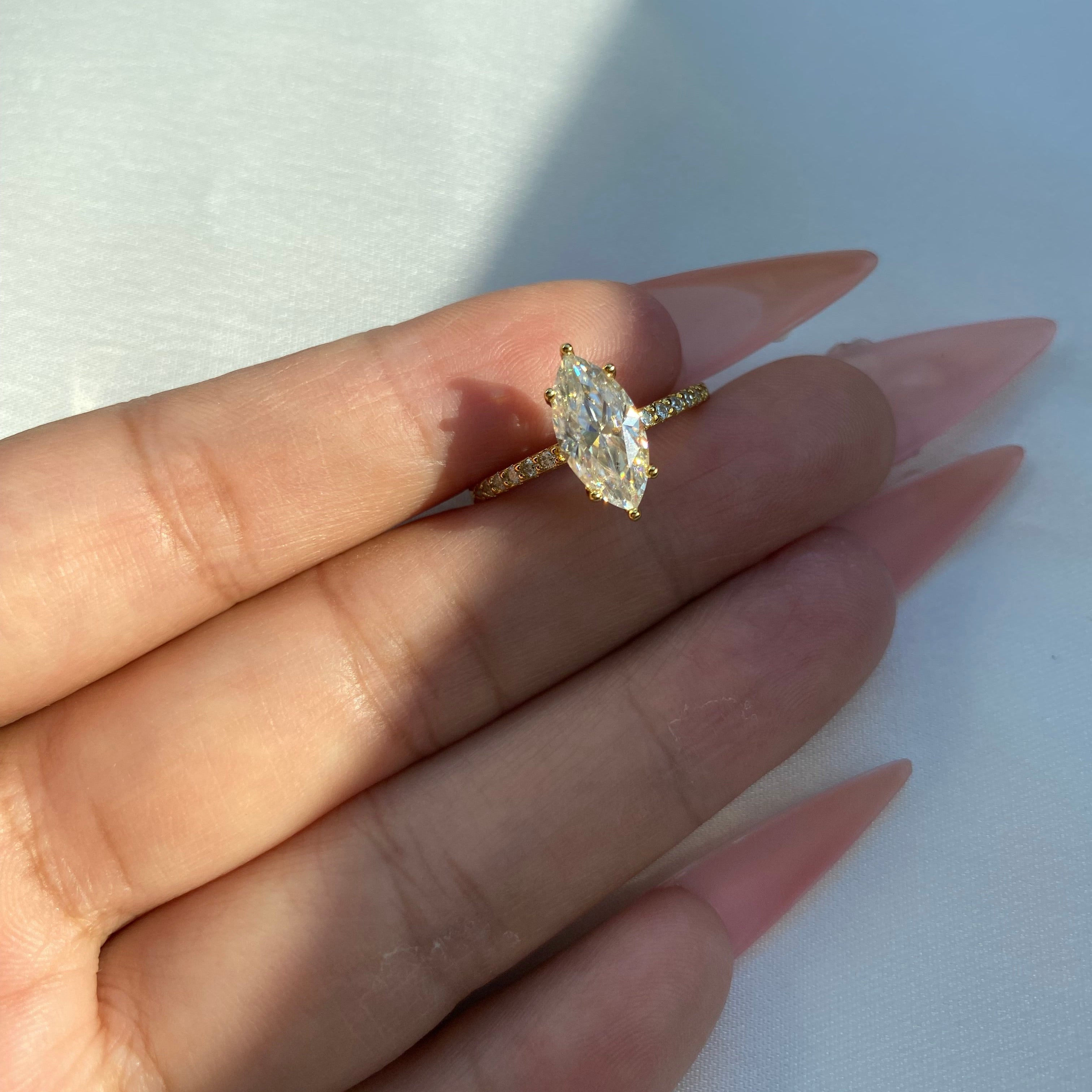 'THE ICON' RING - 3CT MOISSANITE