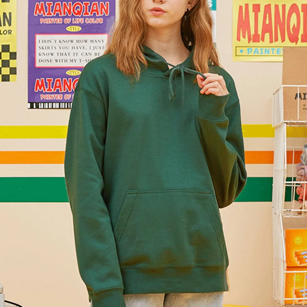 Unisex Classic Versatile Solid Color Clothing Pullover