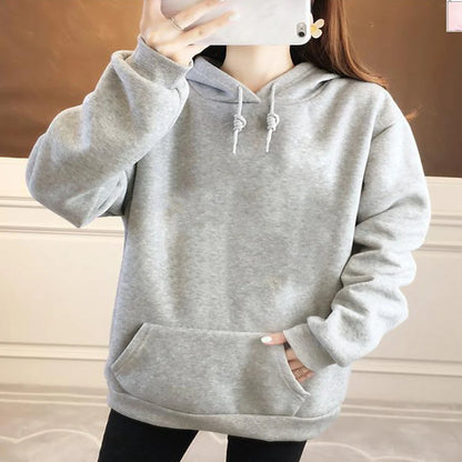 Unisex Classic Versatile Solid Color Clothing Pullover