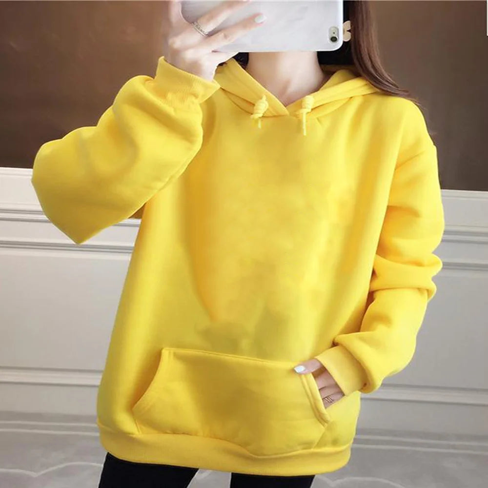 Unisex Classic Versatile Solid Color Clothing Pullover