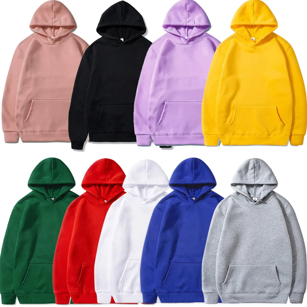 Unisex Classic Versatile Solid Color Clothing Pullover