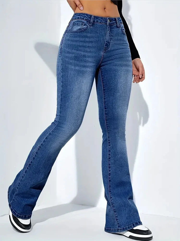 Flare Stretch Moustache Jeans