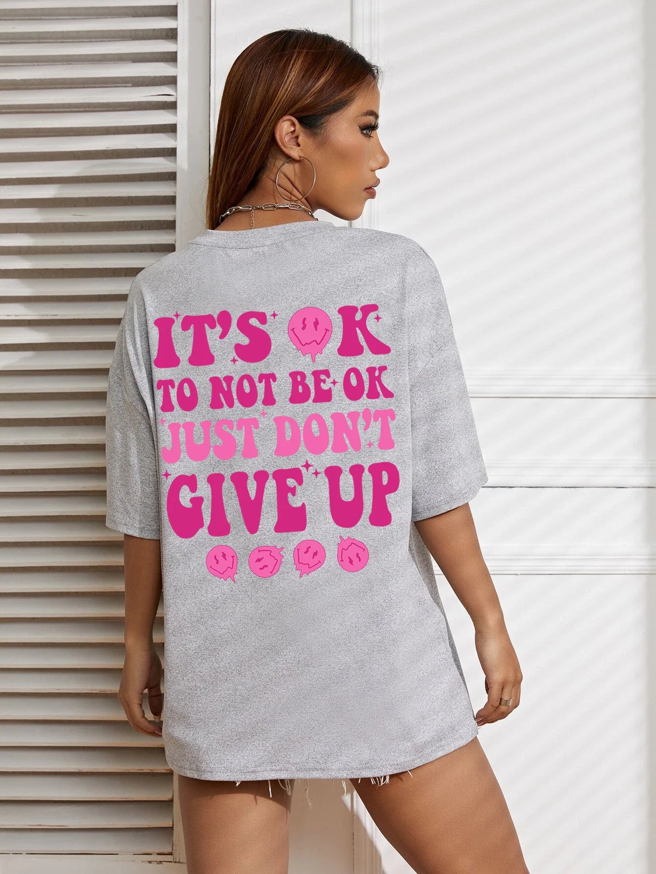 It'S Ok To Not Be Ok Just Don'T Give Upfemale Tshirt