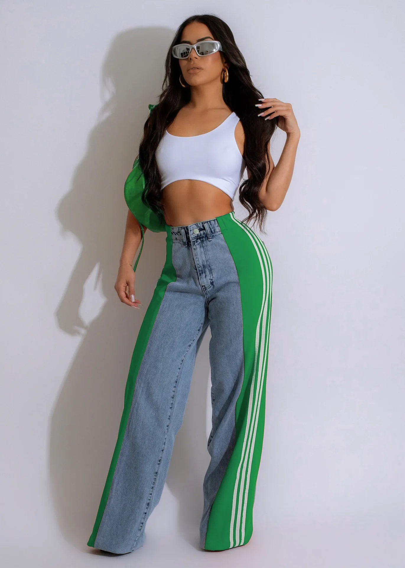 High Waist Wide Leg Pants