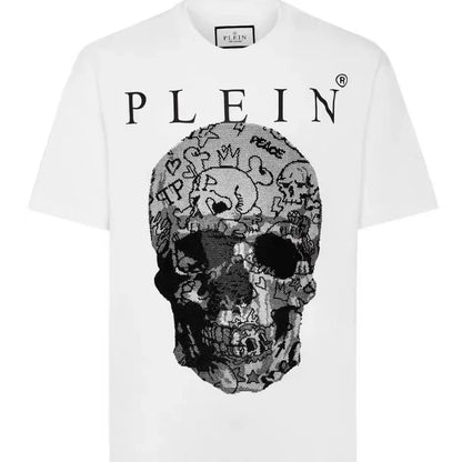 Men's Retro High Street T-shirt Skull