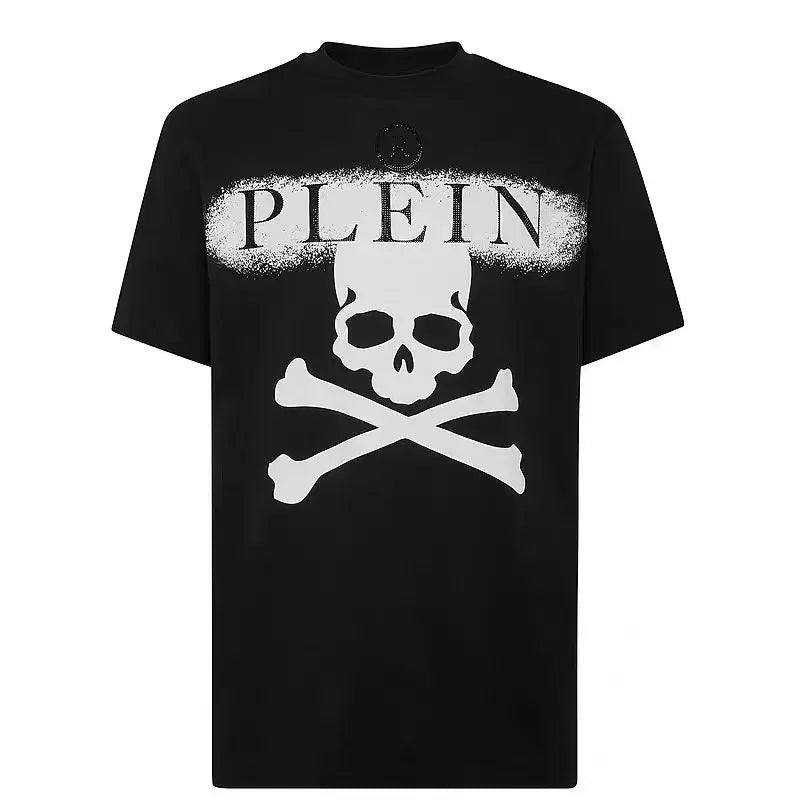 Men's Retro High Street T-shirt Skull