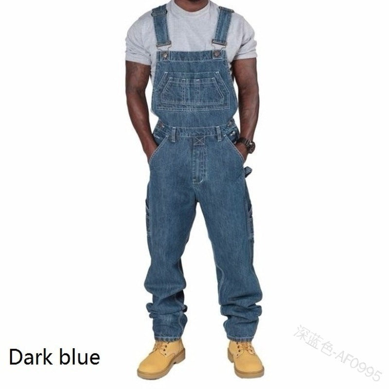 Overalls Men Pockets