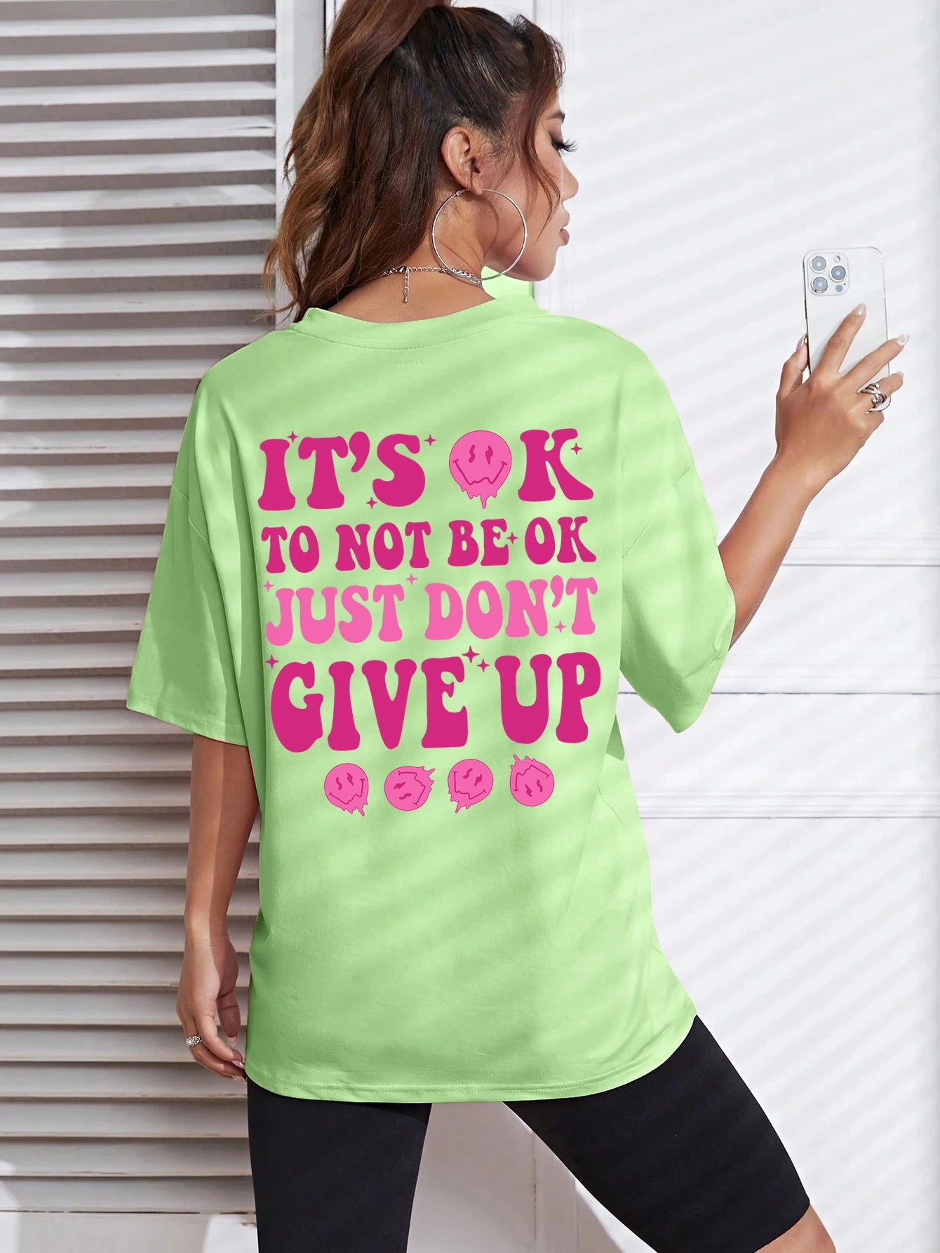 It'S Ok To Not Be Ok Just Don'T Give Upfemale Tshirt