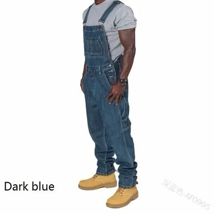 Overalls Men Pockets