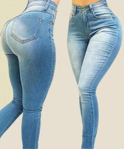 Pure color jeans