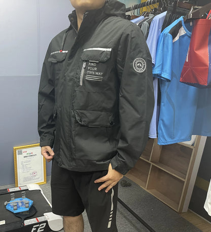 Men Casual Windbreaker