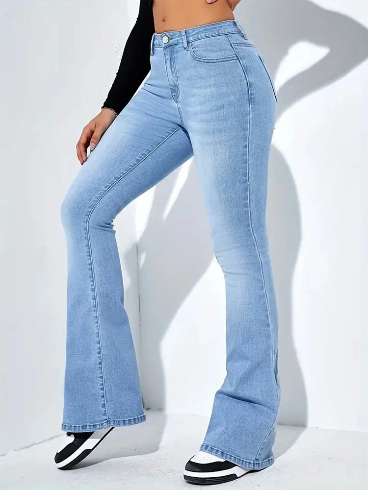 Flare Stretch Moustache Jeans