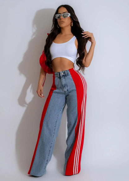 High Waist Wide Leg Pants