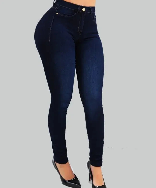 Pure color jeans