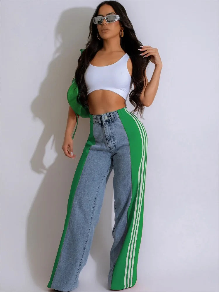 High Waist Wide Leg Pants