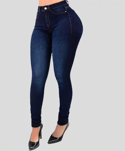 Pure color jeans