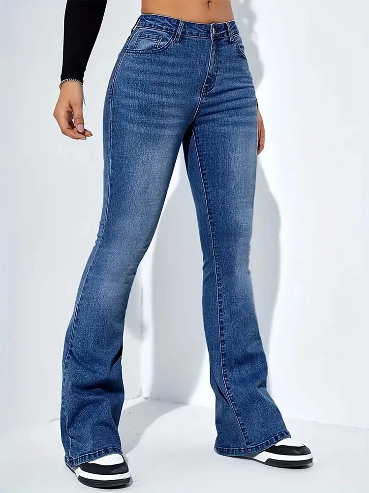 Flare Stretch Moustache Jeans