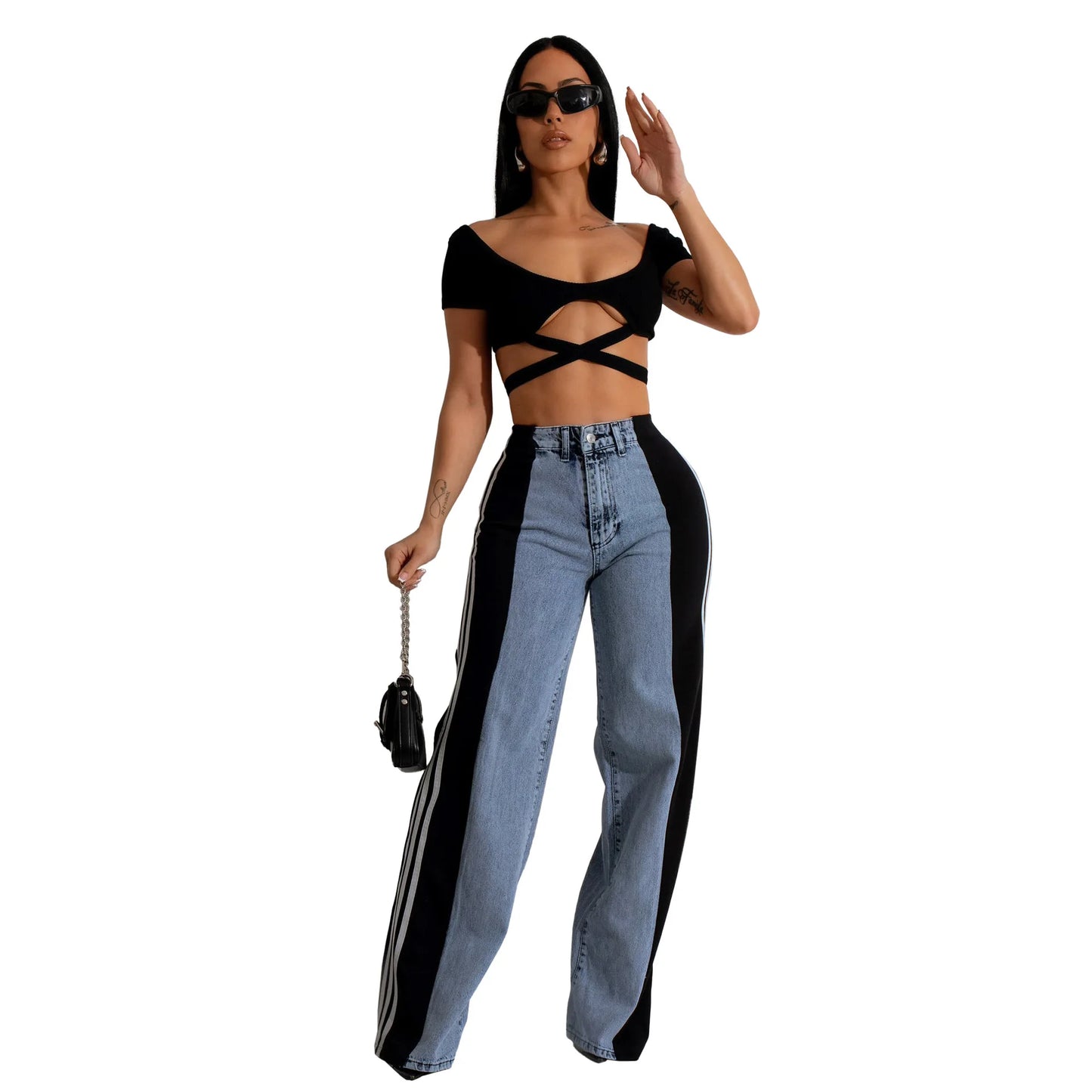 High Waist Wide Leg Pants