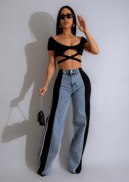 High Waist Wide Leg Pants