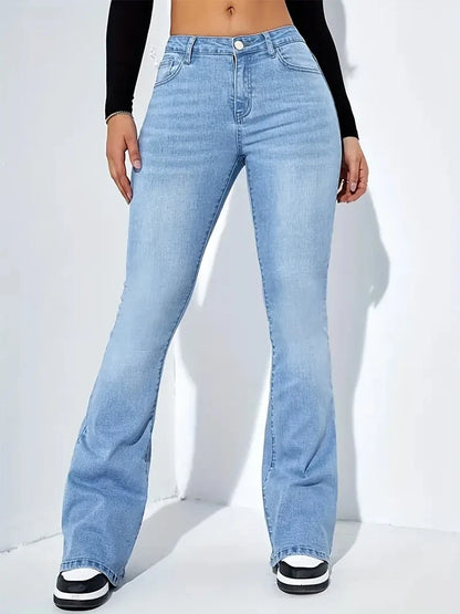 Flare Stretch Moustache Jeans