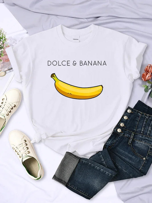 Banana Anime Printed T Shirts