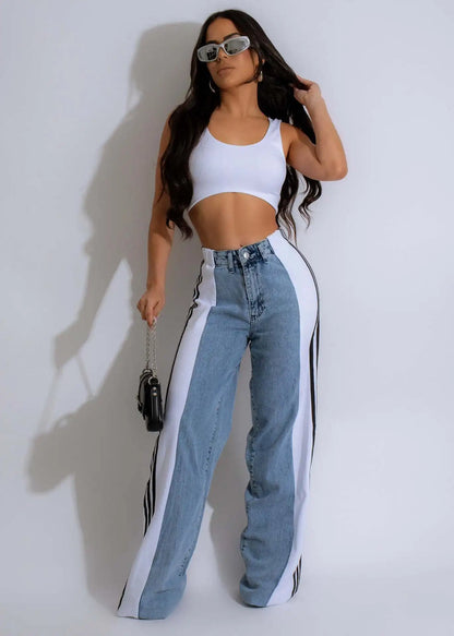 High Waist Wide Leg Pants