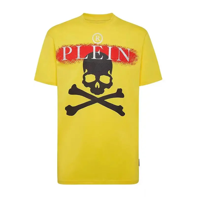 Men's Retro High Street T-shirt Skull